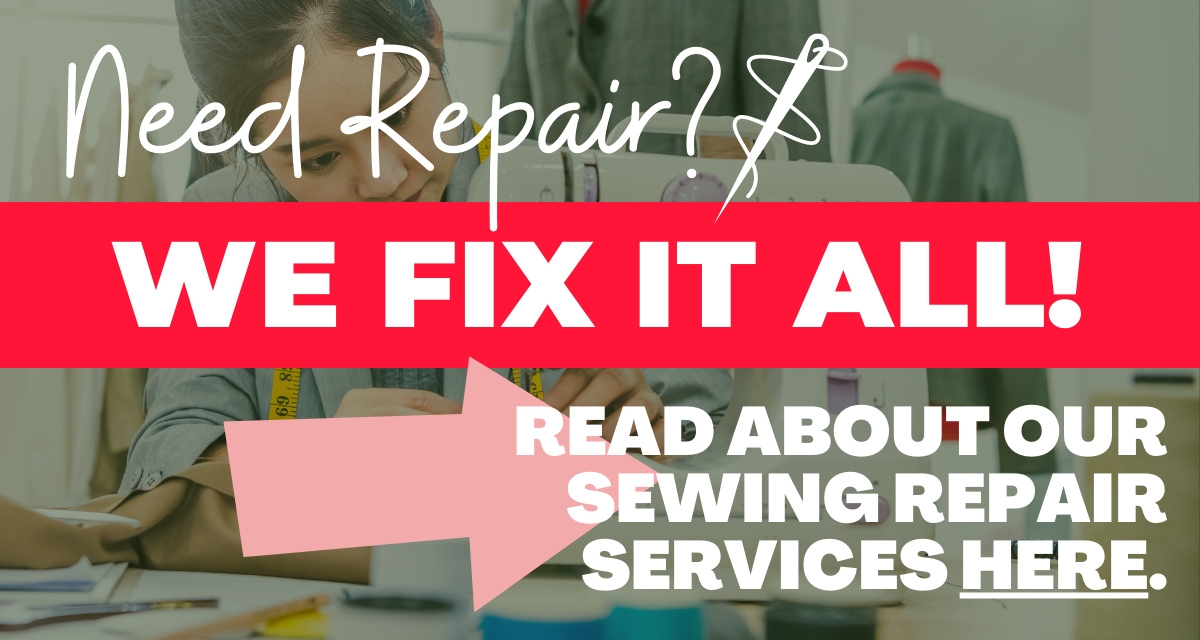 Quilt Quarters repair services on sewing, quilting, embroidery, and combination machines.