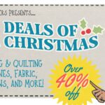 Image for Quilt Quarters blog about the 12 days of Christmas sale spectacular