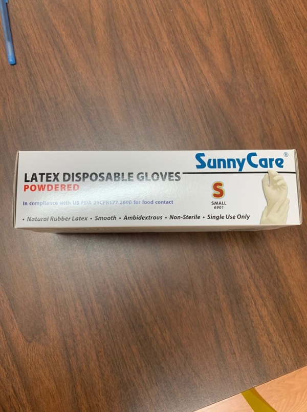 Powdered Latex Gloves (Small)