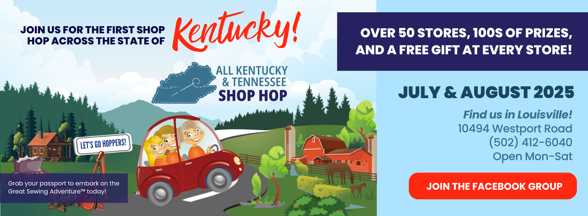 All KY Shop Hop – Take Down September 1st