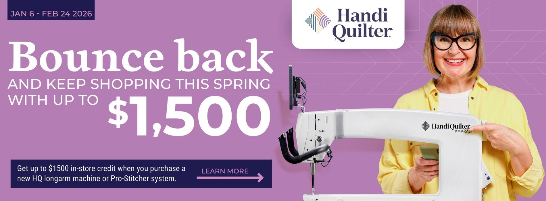 SVA Handi-Quilter Offer – Take Down February 25th