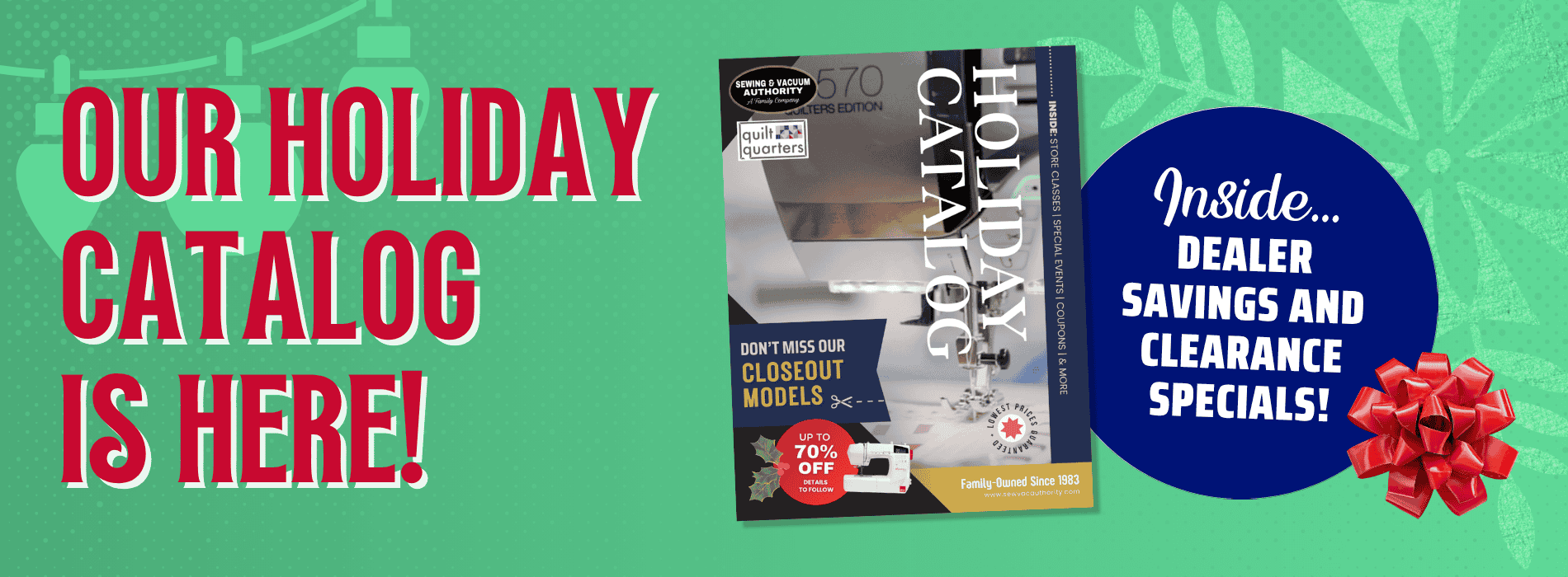 SVA/QQ Holiday Catalog is Here – Replace January 1st