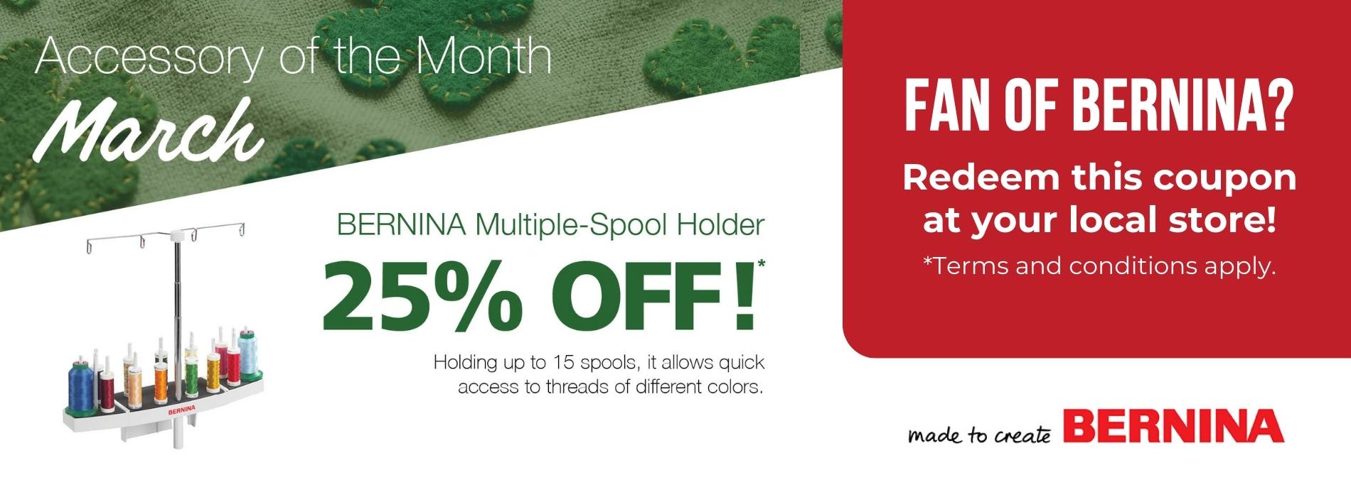 Bernina AOTM – Replace March 1st