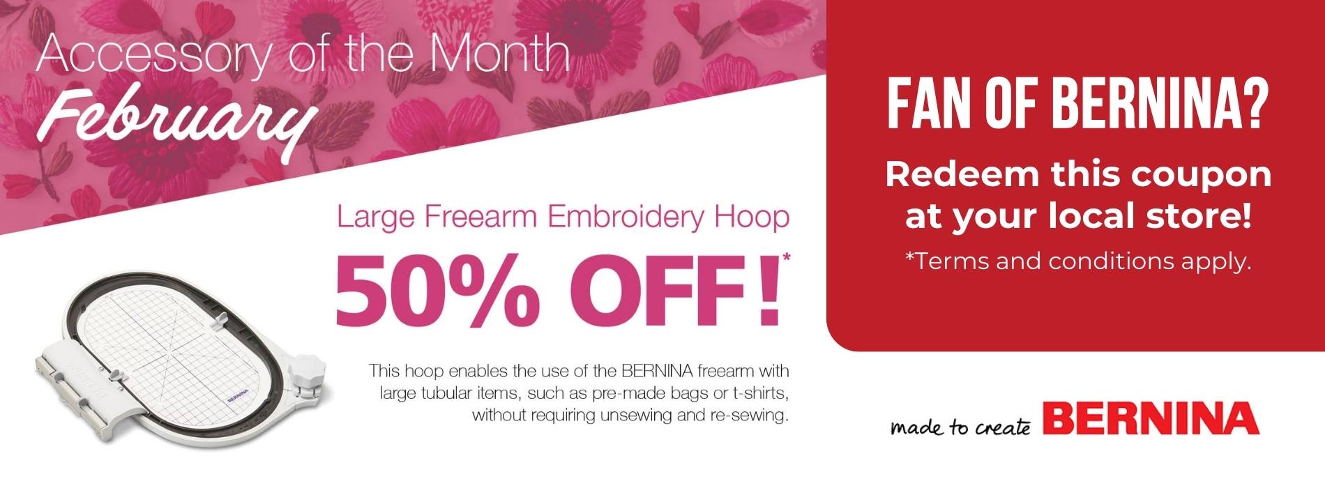 Bernina AOTM – Replace March 1st