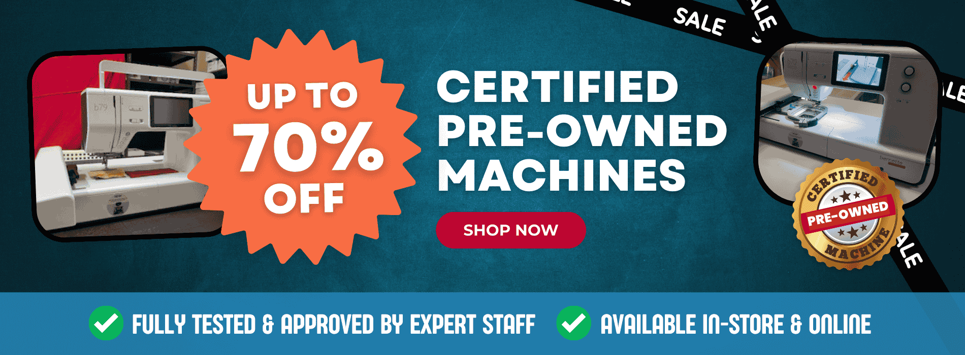 Pre-Owned Machine Promotion