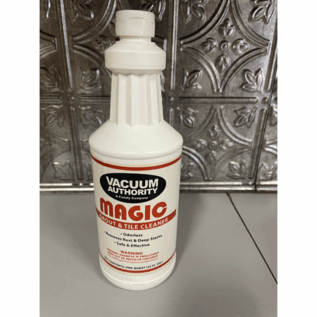 Sewing and Vacuum Authority Magic grout and tile cleaner