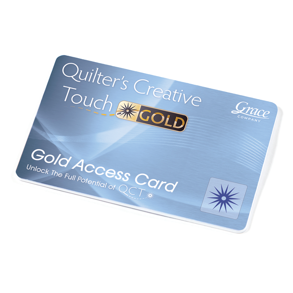 Grace Company QuiltMotion QCT Gold Access Card
