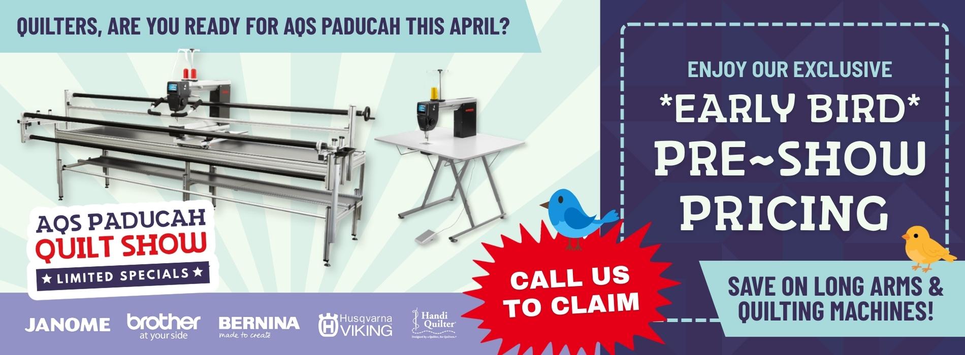 AQS Paducah Quilt Show – Take Down March 25th