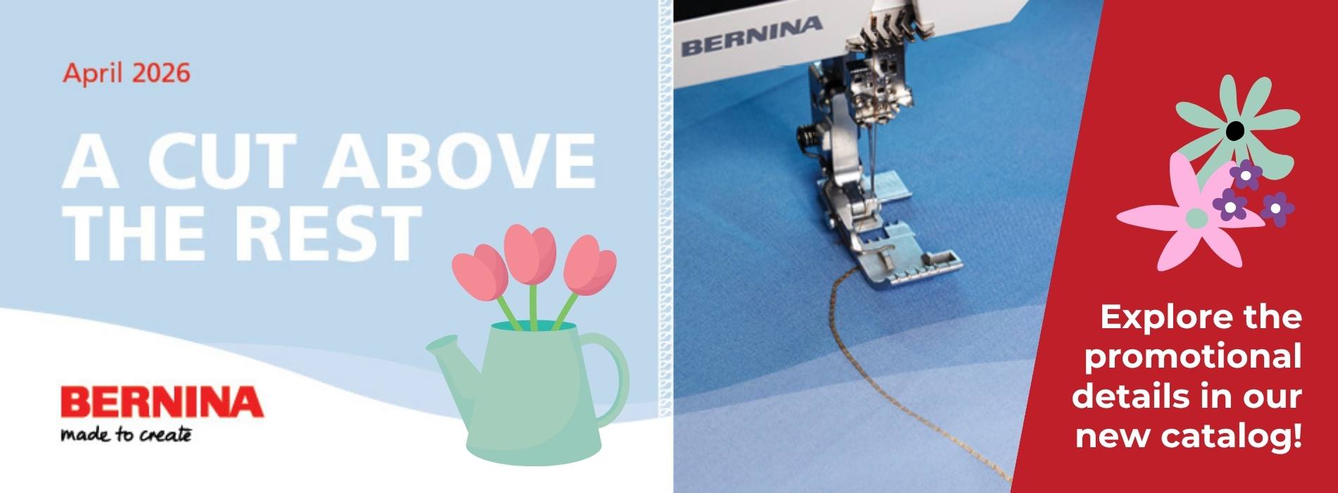 SVA and QQ Bernina Sale Promotion — Take Down May 1st