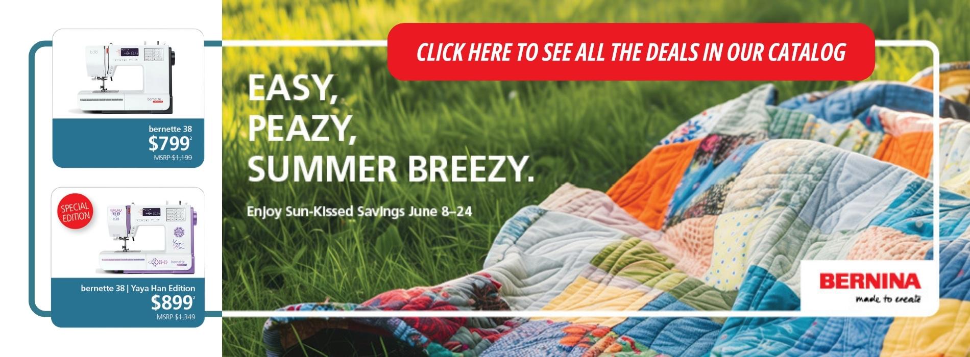 SVA QQ Bernina June Sale — Take Down June 25th