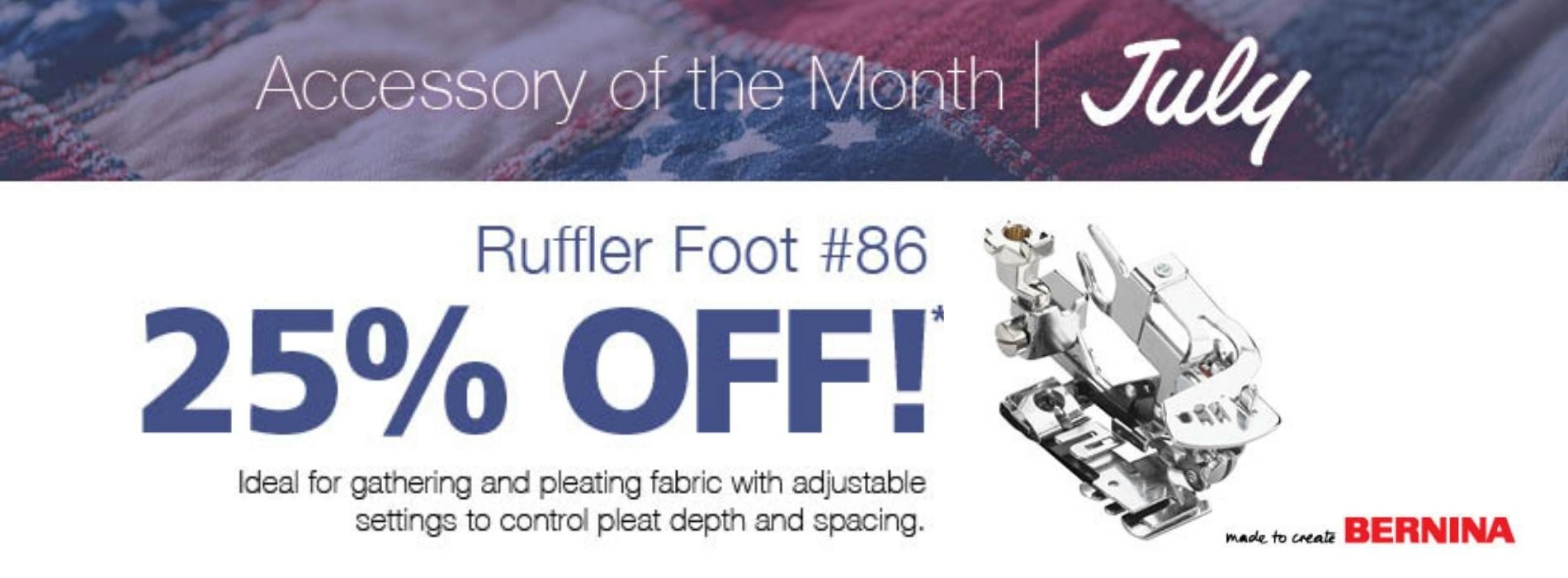 SVA Bernina Accessory of the Month