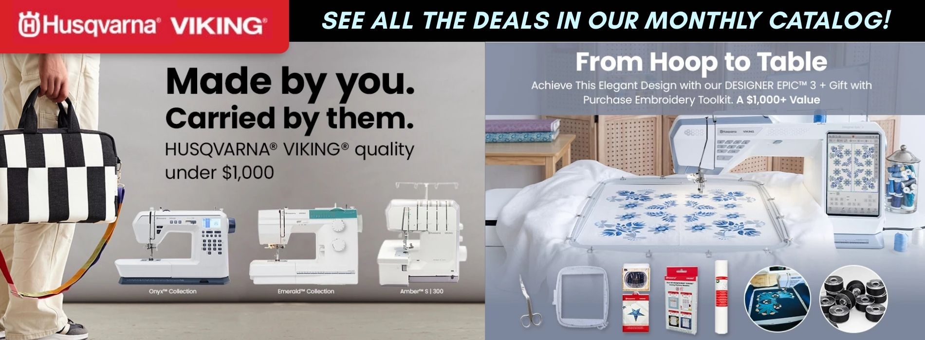 Husqvarna Viking Sale Banner – Take Down September 1st