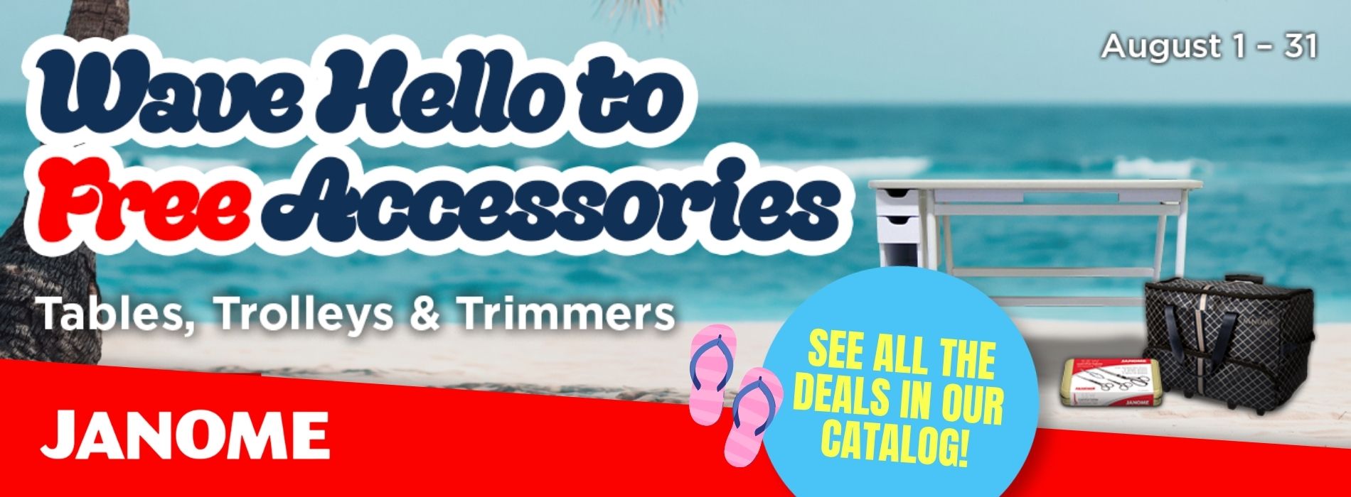 Janome August Sale – Take Down September 1st