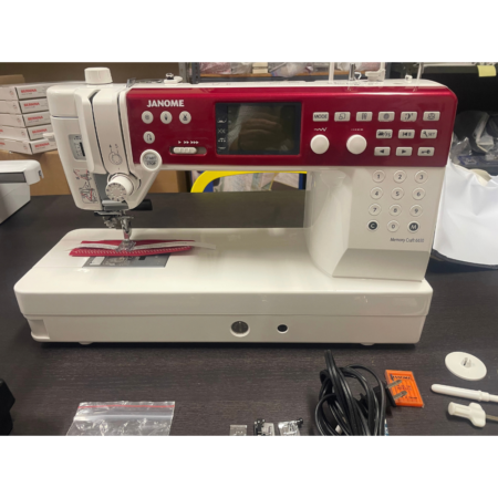 Certified pre-owned Janome Memory Craft 6650 Sewing Machine